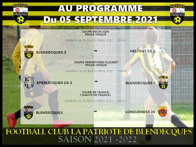 un weekend au FCPB ! le 04 et 05 septembre 2021 !