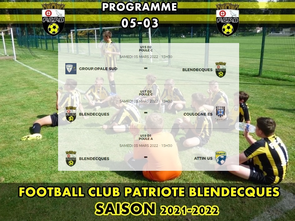 Déjà des matchs retour : le programme du samedi 05 mars.