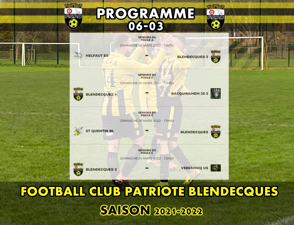 Rebondir pour l’ensemble de nos équipes : le programme du dimanche 06 mars.