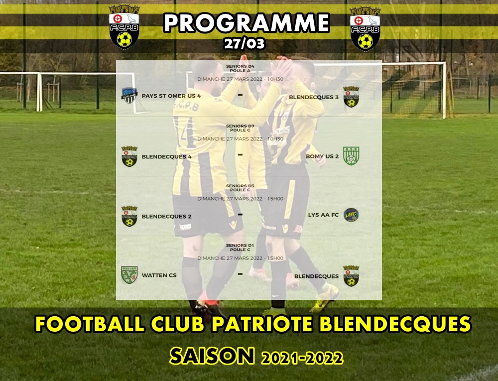 Confirmer et être à l’heure d’été : Programme du dimanche 27 
